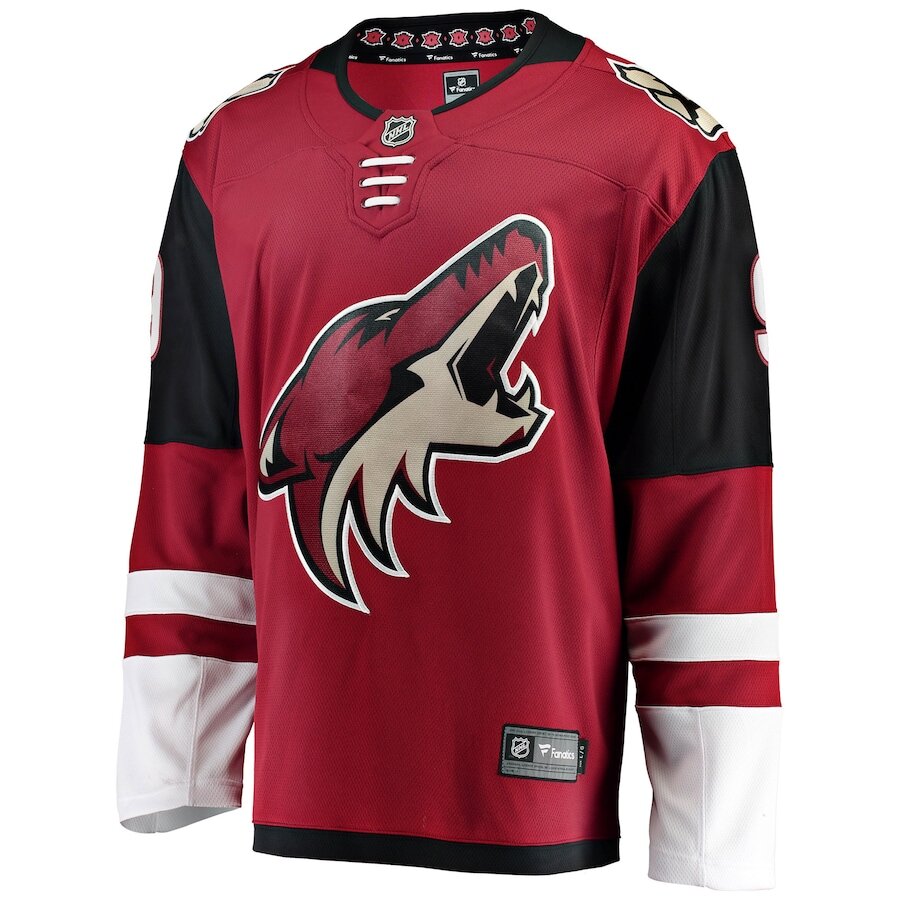 Men's Arizona Coyotes Clayton Keller Garnet Jersey