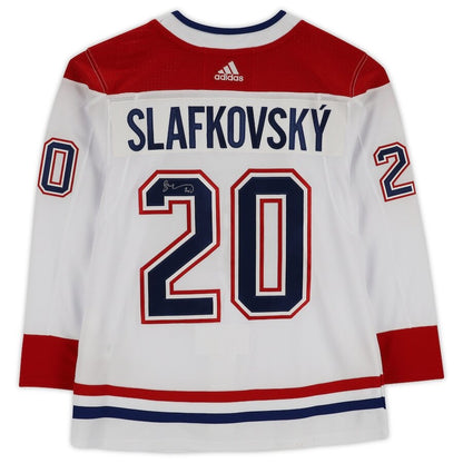 Men's Montreal Canadiens Juraj Slafkovsky White Jersey