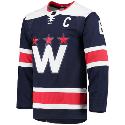 Men's Washington Capitals Alexander Ovechkin Navy Alternate Jersey