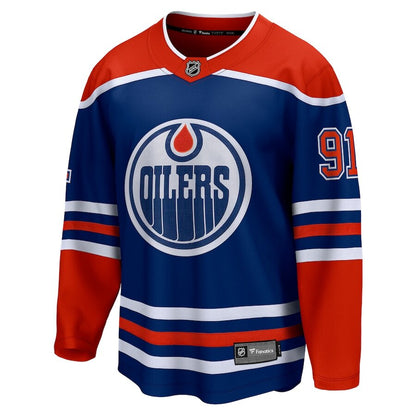 Men's Edmonton Oilers Evander Kane Royal Jersey