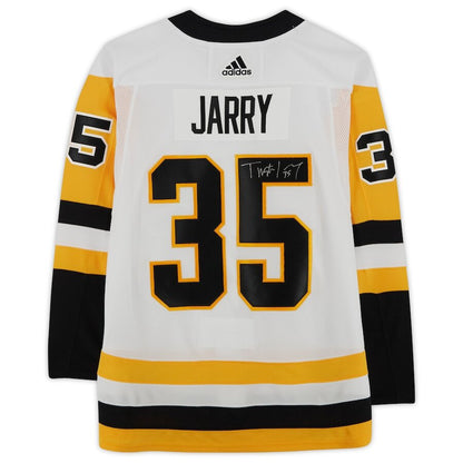 Men's Pittsburgh Penguins Tristan Jarry White Jersey