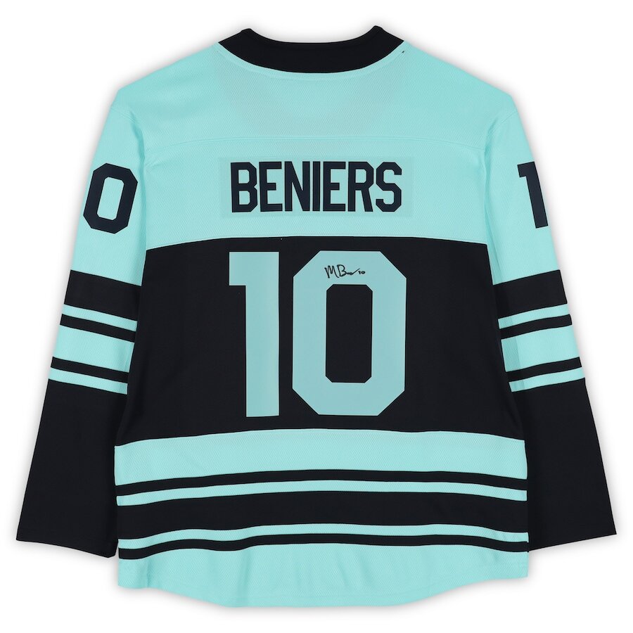 Men's Seattle Kraken Matty Beniers Reverse Retro Jersey