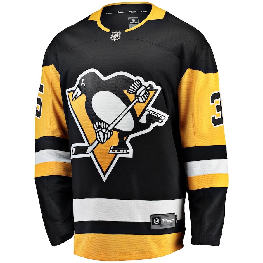 Men's Pittsburgh Penguins Tristan Jarry Black Jersey