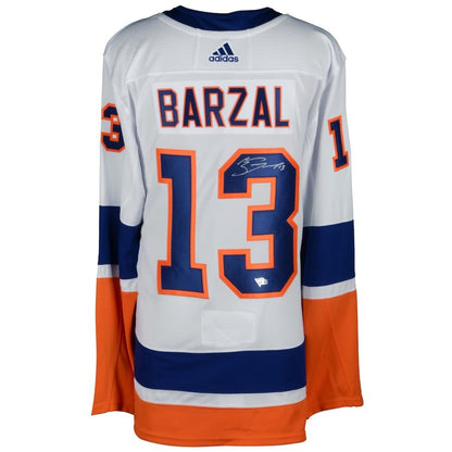 Men's New York Islanders Mathew Barzal White Jersey