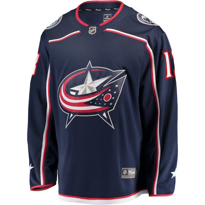 Men's Columbus Blue Jackets Johnny Gaudreau Navy Jersey