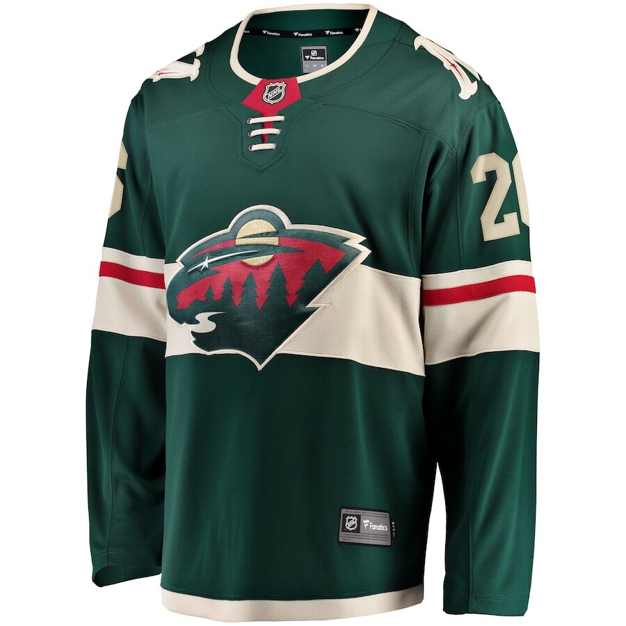 Men's Minnesota Wild Connor Dewar Green Jersey