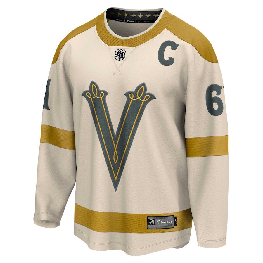 Men's Vegas Golden Knights Mark Stone Cream Jersey