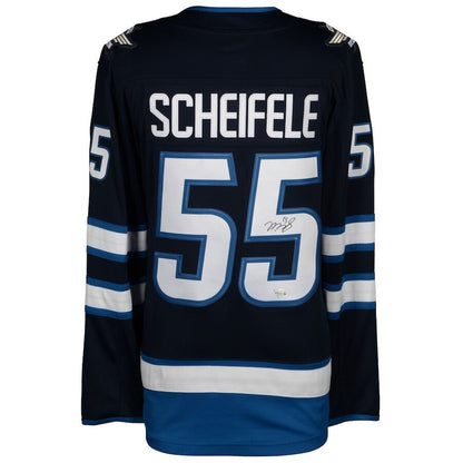 Men's Winnipeg Jets Mark Scheifele Navy Jersey