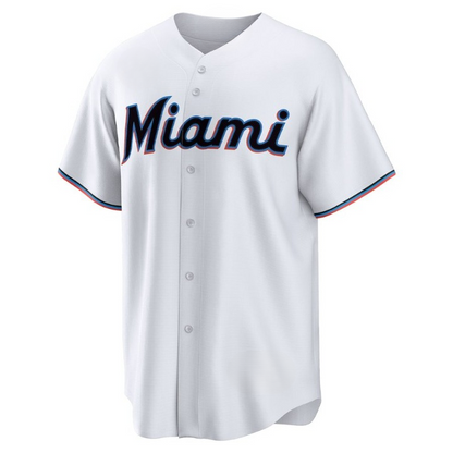 Men's Miami Marlins Jazz Chisholm Jr. White Jersey