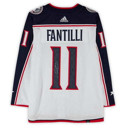 Men's Columbus Blue Jackets Adam Fantilli White Jersey