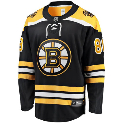 Men's Boston Bruins David Pastrnak Black Alternate Jersey