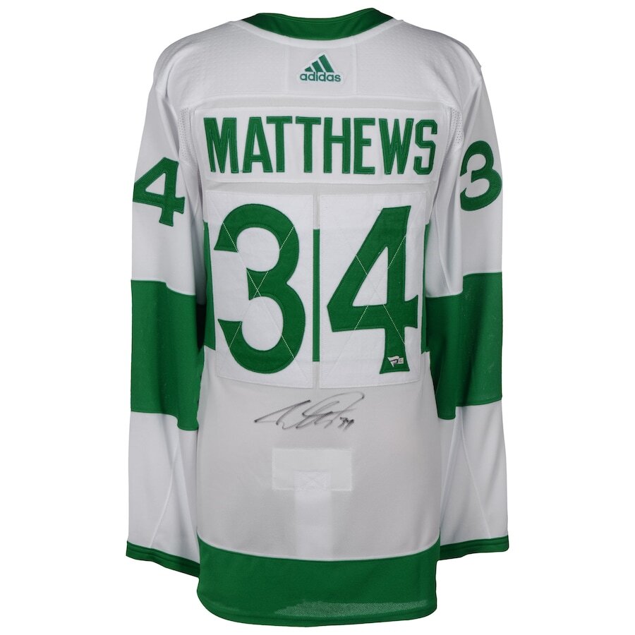 Men's Toronto Maple Leafs Auston Matthews Green Jersey