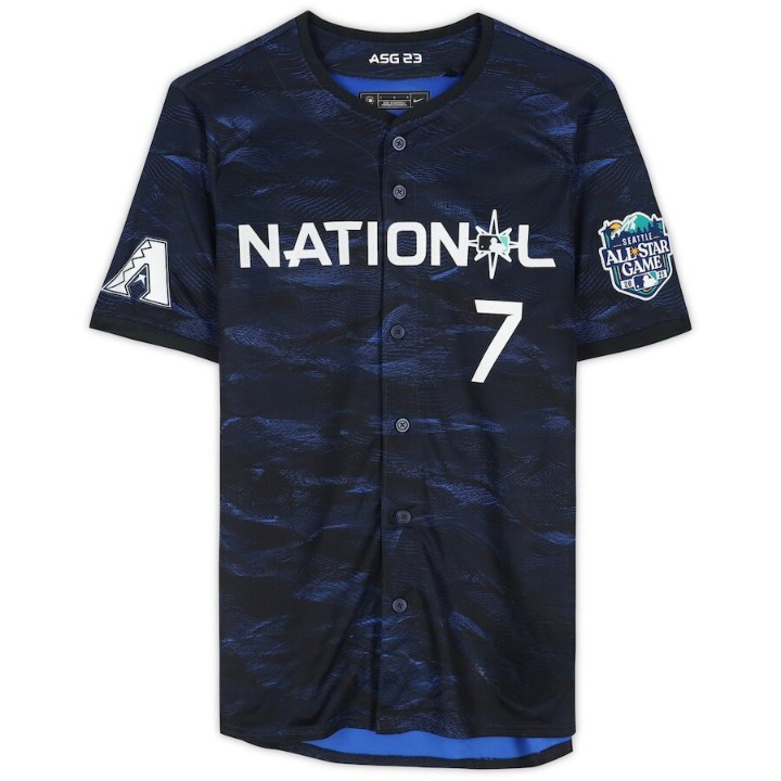 Men's Arizona Diamondbacks Corbin Carroll Navy Jersey