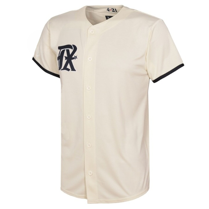 Men's Texas Rangers Corey Seager Cream Jersey