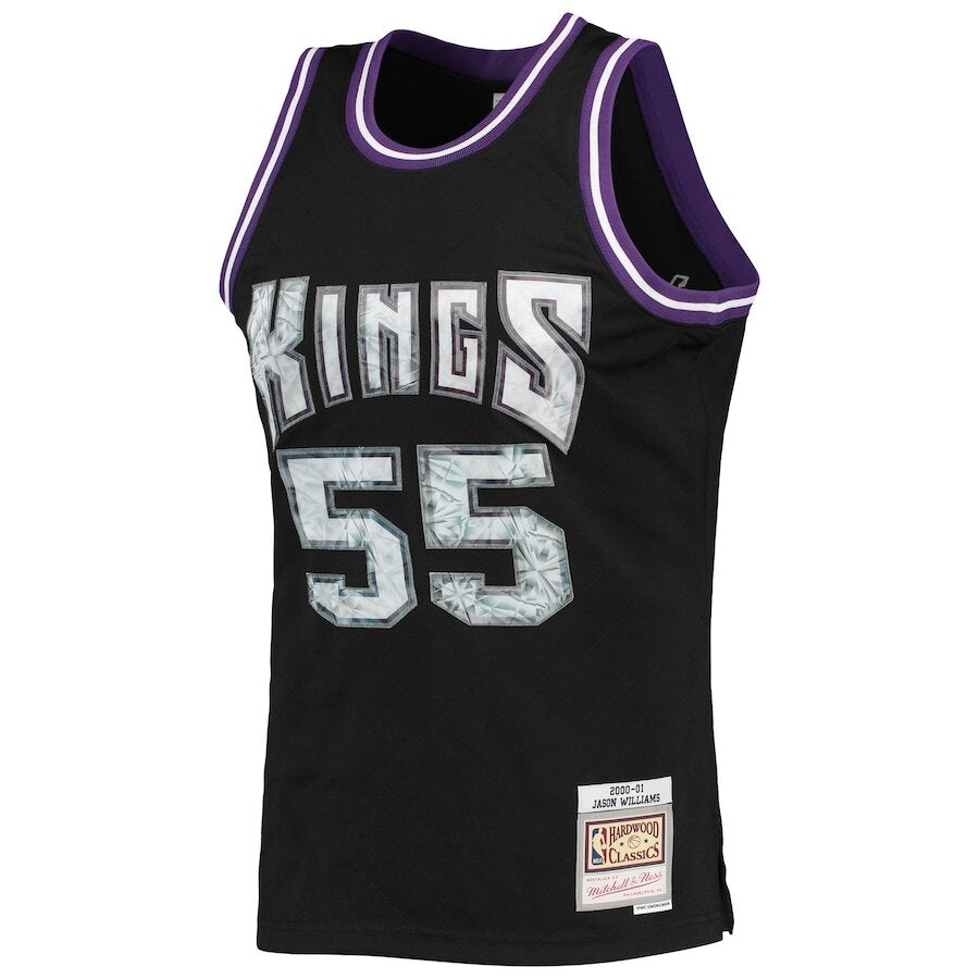 Men's Sacramento Kings Jason Williams Black Jersey