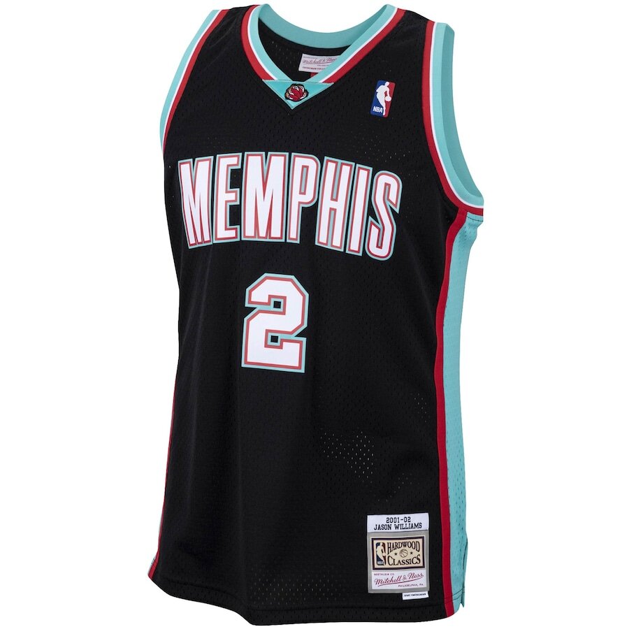 Men's Memphis Grizzlies Jason Williams Black Jersey