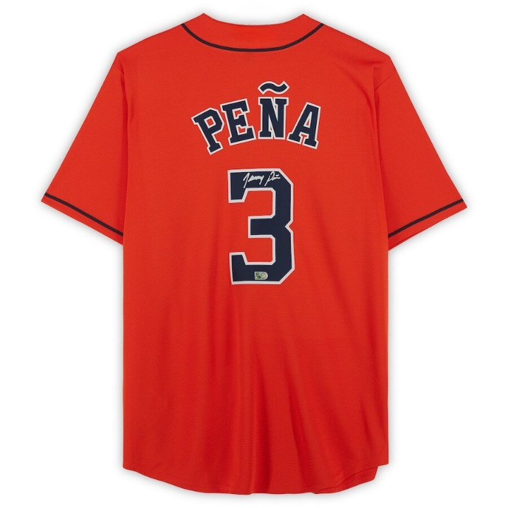 Men's Houston Astros Jeremy Peña Orange Jersey