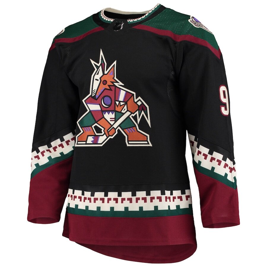 Men's Arizona Coyotes Clayton Keller Black Alternate Jersey