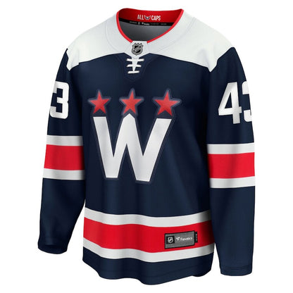 Men's Washington Capitals Tom Wilson Navy Alternate Jersey