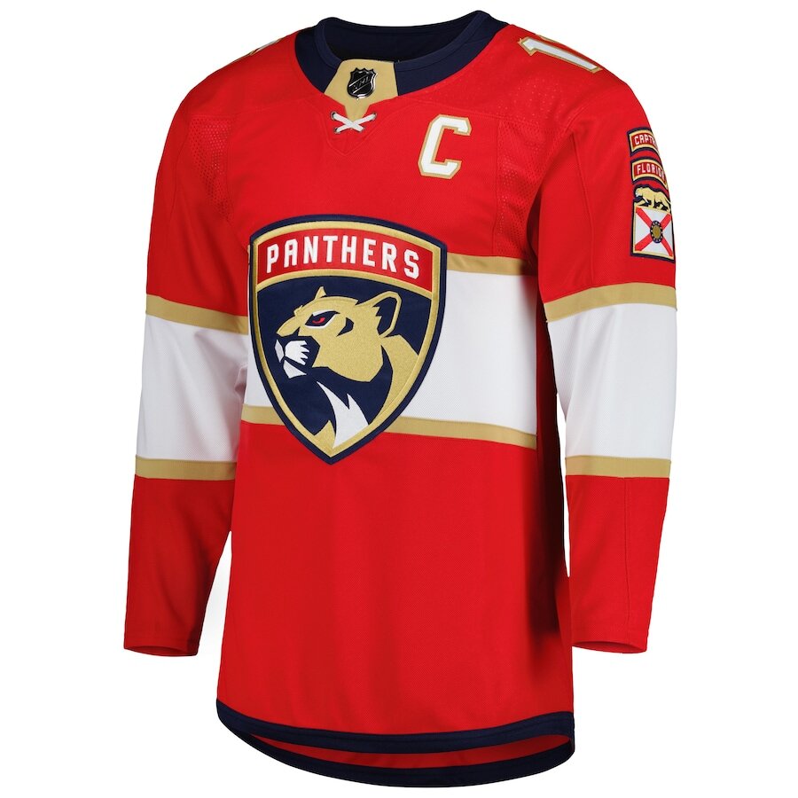 Men's Florida Panthers Aleksander Barkov Red Jersey