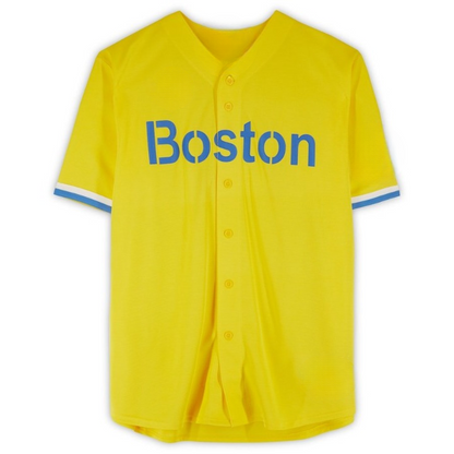 Men's Boston Red Masataka Yoshida Yellow Jersey