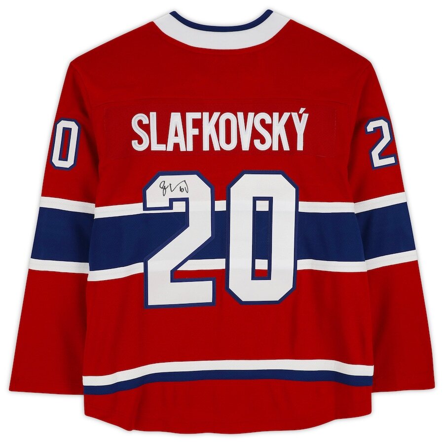 Men's Montreal Canadiens Juraj Slafkovsky Red Jersey