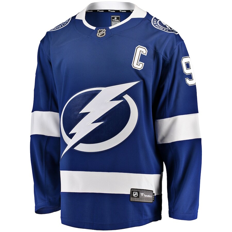 Men's Tampa Bay Lightning Steven Stamkos Blue Jersey