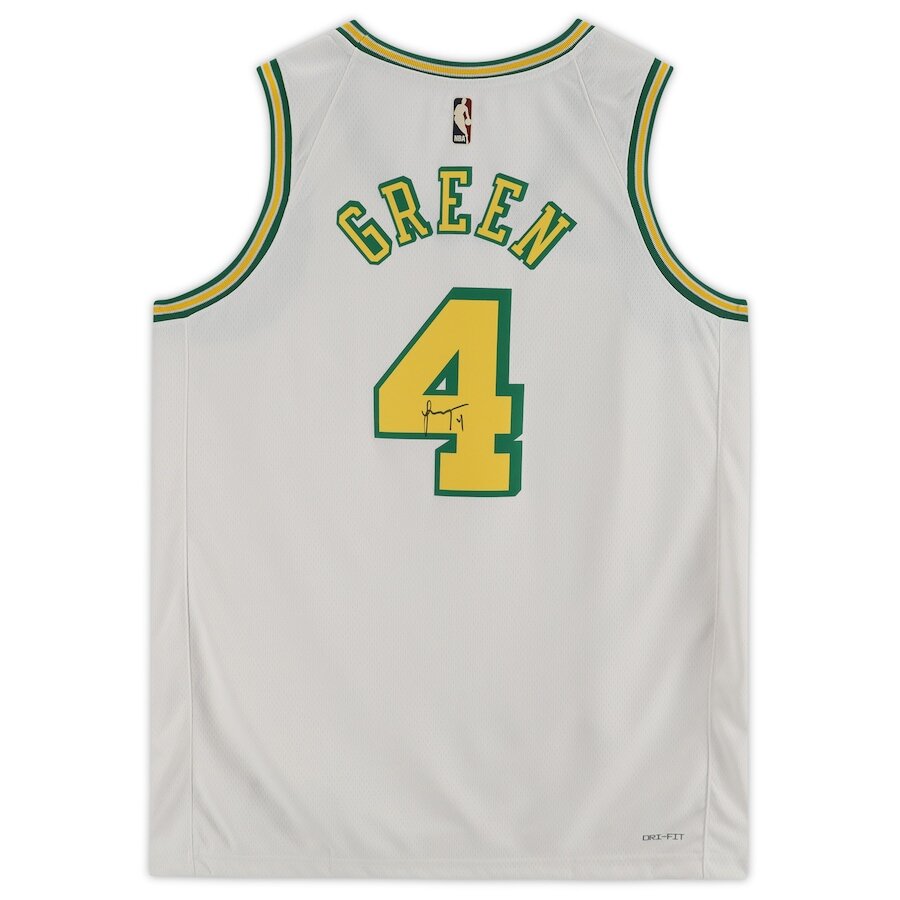 Men's Houston Rockets Jalen Green White Jersey