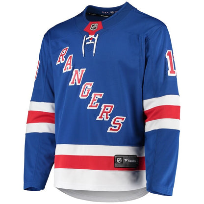 Men's New York Rangers Alexis Lafrenière Blue Jersey