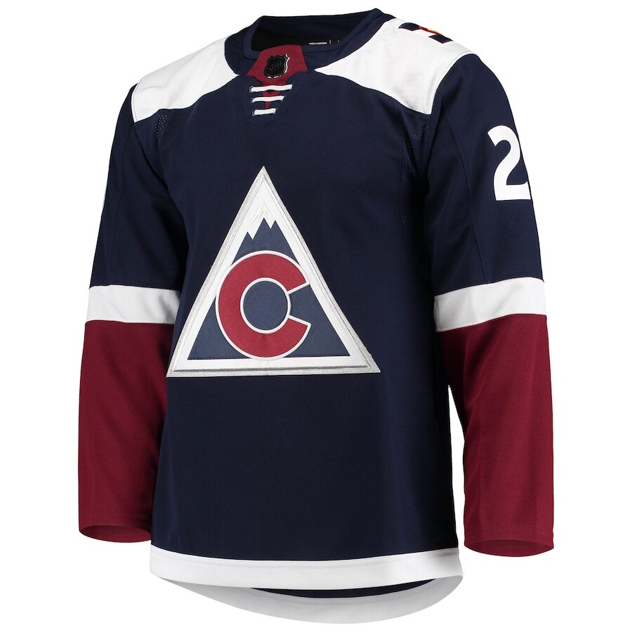 Men's Colorado Avalanche Nathan MacKinnon Navy Alternate Jersey