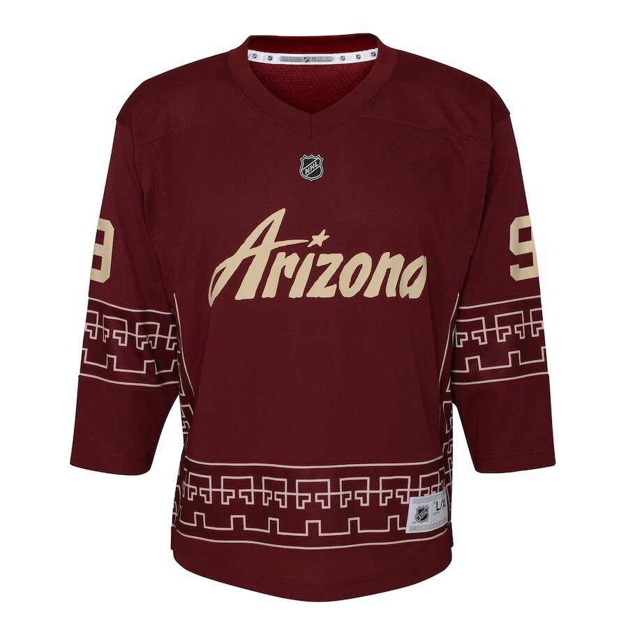 Men's Arizona Coyotes Clayton Keller Garnet Alternate Jersey