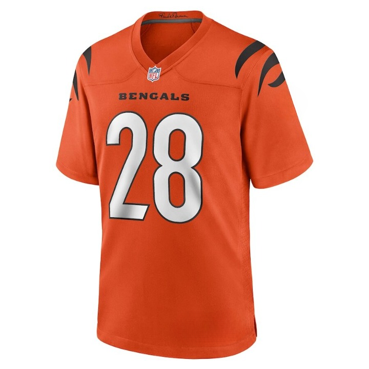 Men's Cincinnati Bengals Joe Mixon Orange Jersey