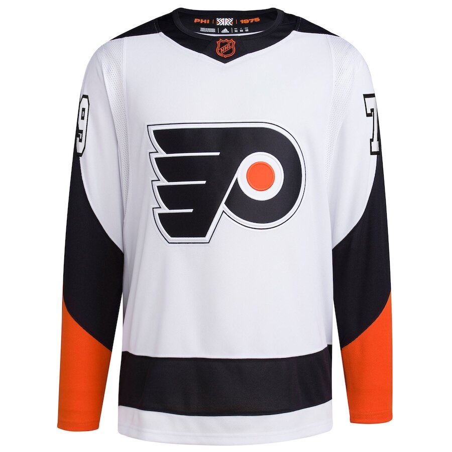 Men's Philadelphia Flyers Carter Hart White Reverse Retro Jersey