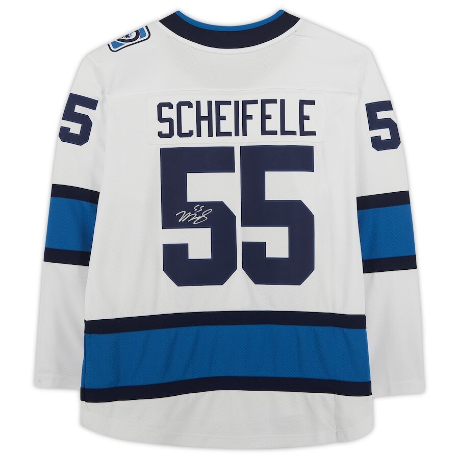 Men's Winnipeg Jets Mark Scheifele White Jersey