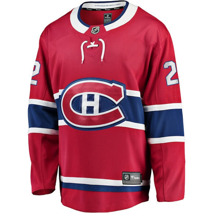 Men's Montreal Canadiens Cole Caufield Red Jersey