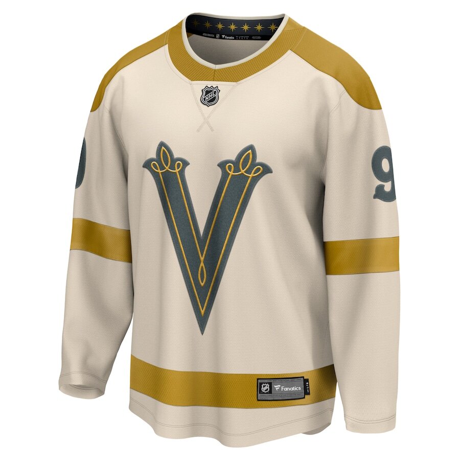 Men's Vegas Golden Knights Jack Eichel Cream Jersey