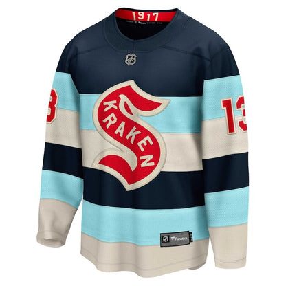 Men's Seattle Kraken Brandon Tanev Deep Sea Blue Jersey