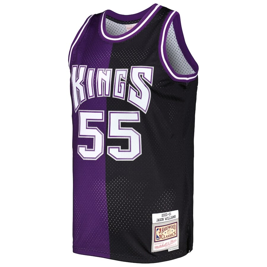 Men's Sacramento Kings Jason Williams Purple/Black Jersey