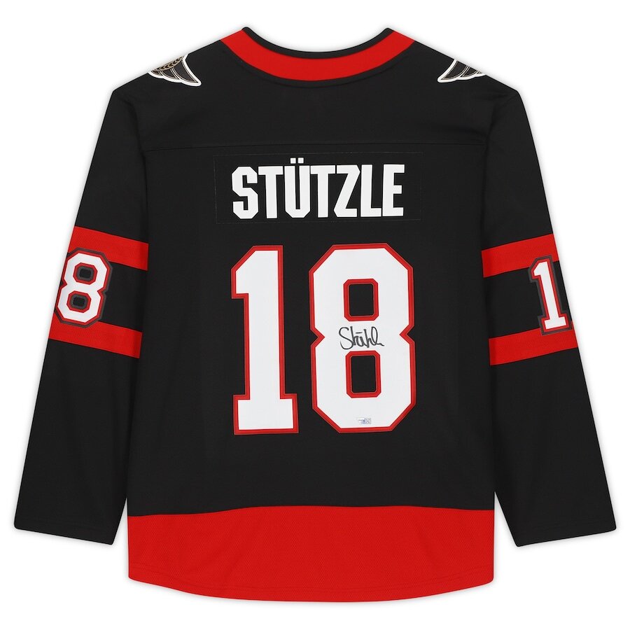 Men's Ottawa Senators Tim Stutzle Black Jersey