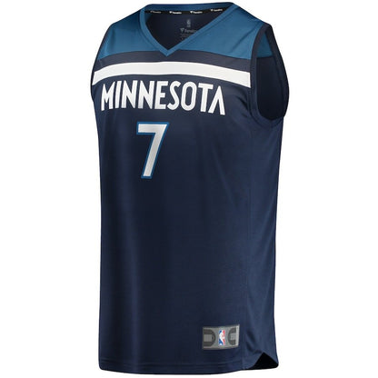 Men's Minnesota Timberwolves Wendell Moore Jr. Navy Jersey