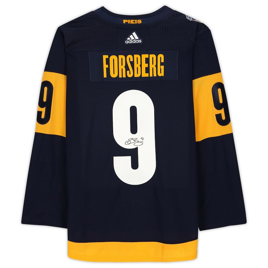 Men's Nashville Predators Filip Forsberg Navy Jersey