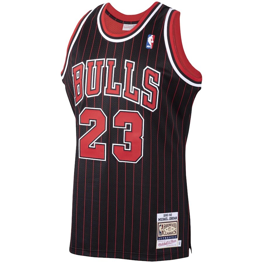 Men's Chicago Bulls Michael Jordan Black Alternate Jersey