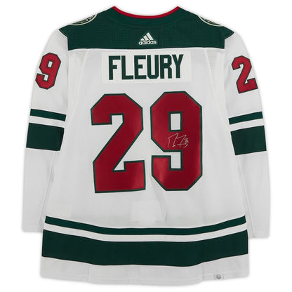 Men's Minnesota Wild Marc-Andre Fleury White Jersey