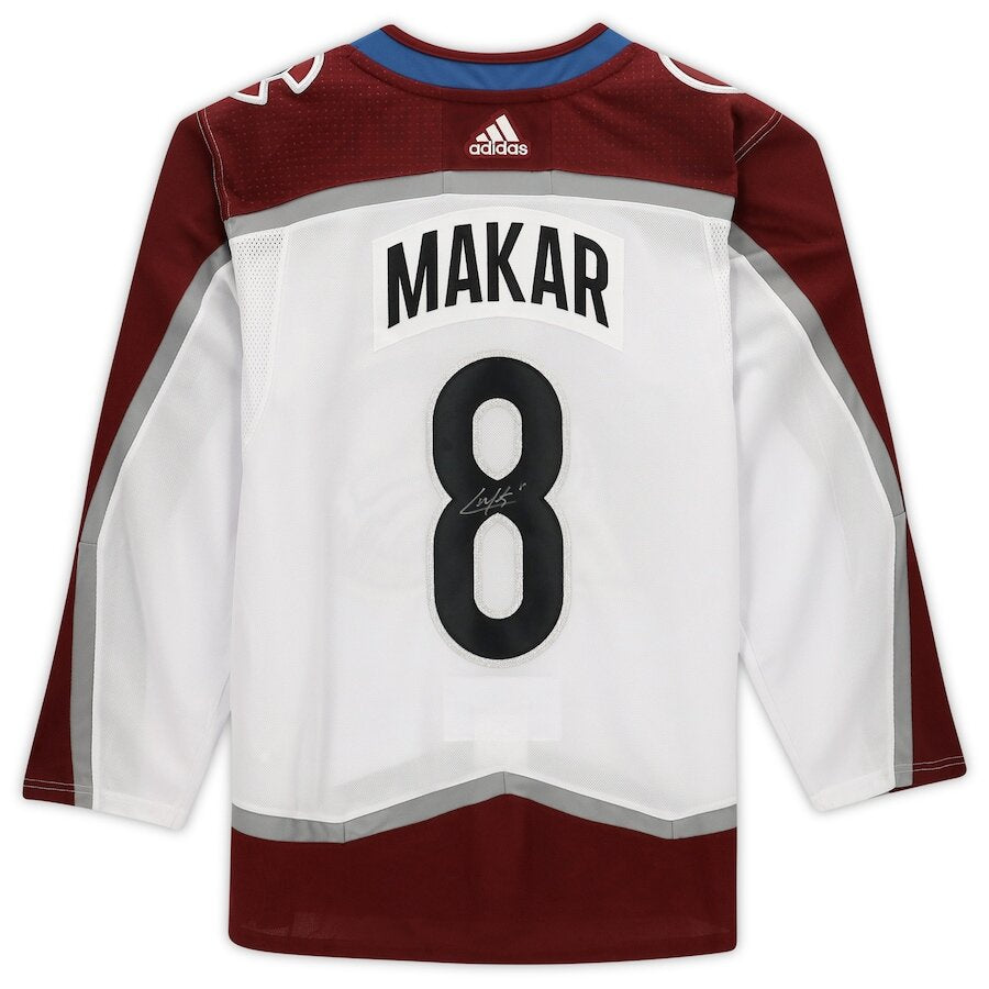 Men's Colorado Avalanche Cale Makar White Jersey