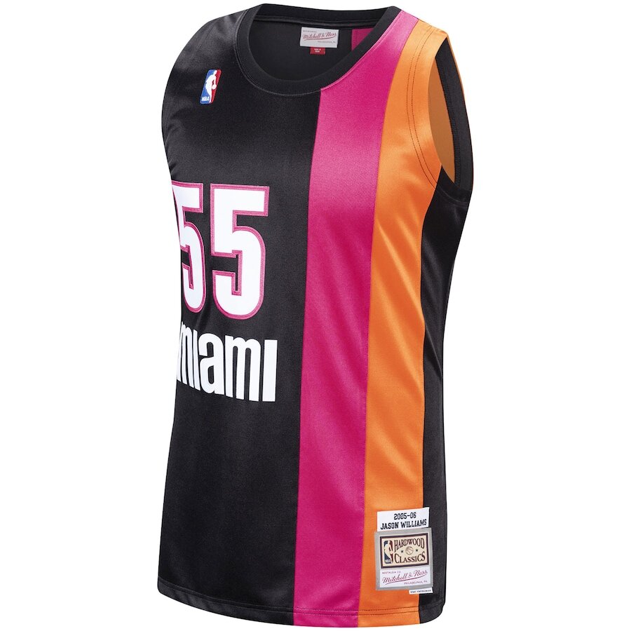 Men's Miami Heat Jason Williams Black Jersey