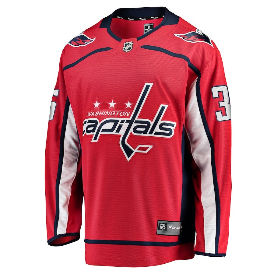 Men's Washington Capitals Darcy Kuemper Red Jersey