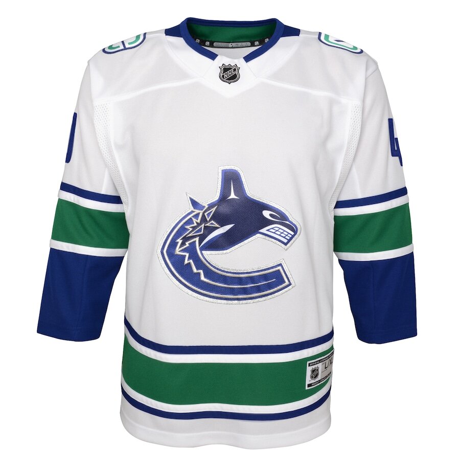 Men's Vancouver Canucks Elias Pettersson White Jersey