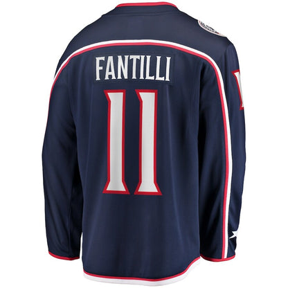 Men's Columbus Blue Jackets Adam Fantilli Navy Jersey