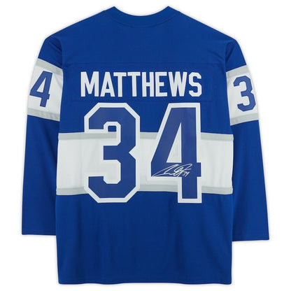 Men's Toronto Maple Leafs Auston Matthews Blue Alternate Jersey