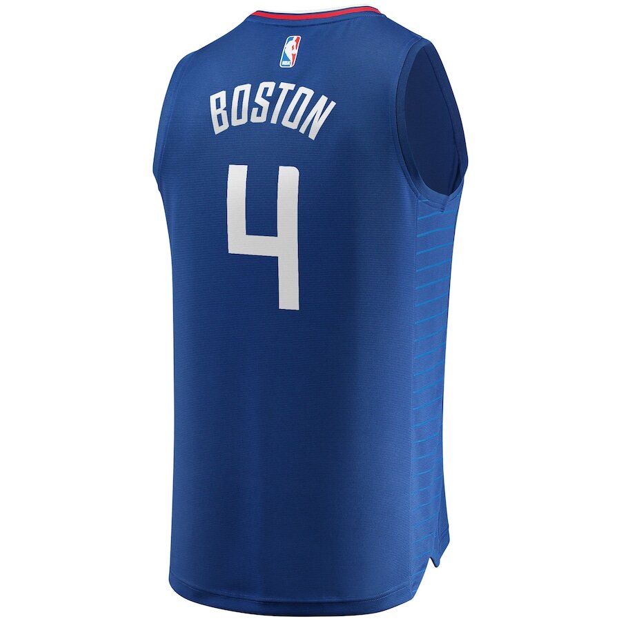 Men's LA Clippers Brandon Boston Jr. Royal Jersey